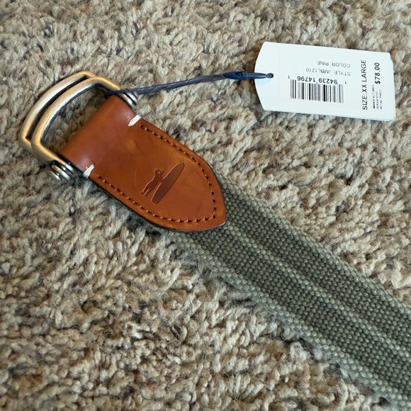 New Johnnie-O Belt Green XXL - Picture 5 of 5